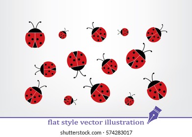 ladybird vector illustration eps10.