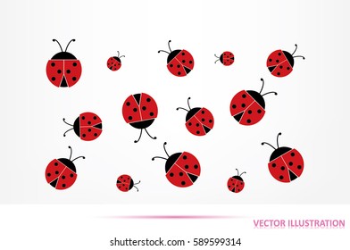 ladybird vector illustration eps10.
