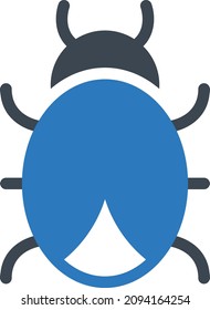 ladybird vector illustration isolated on a transparent background. glyph vector icons for concept or web graphics.