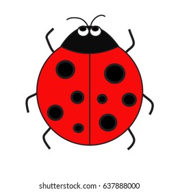 Ladybug Stock Vector (Royalty Free) 637888000 | Shutterstock