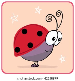 ladybug with big eyes