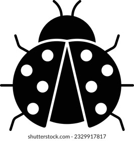 ladybug bug insect animal garden Glyph