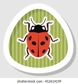 Ladybug colorful icon