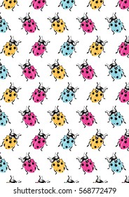 LadyBug in cream colors