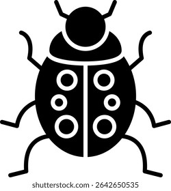 Ladybug Creativo Nuevos Iconos Diseño Diseño de Vector