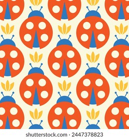 Ladybug Designs in Fabric, Wallpaper and Textures