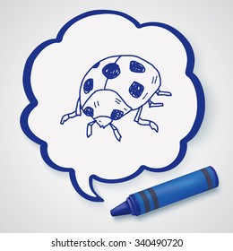 Ladybug doodle