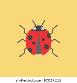 ladybug flat icon