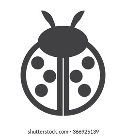 Ladybug icon. 