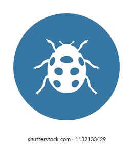 ladybug icon. Element of insect icons for mobile concept and web apps. Badge style ladybug icon can be used for web and mobile apps