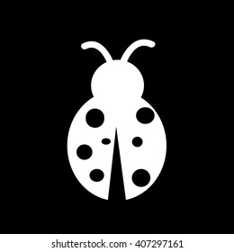 Ladybug Icon Illustration design