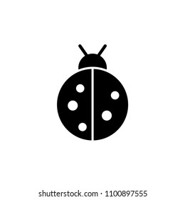 ladybug icon illustration isolated vector sign symbol