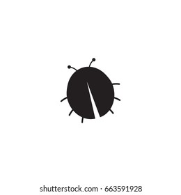 ladybug icon. sign design