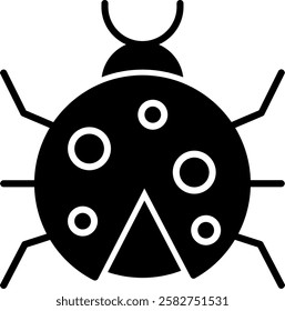 Ladybug Icon Symbol Art Sign