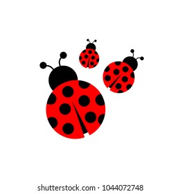 Ladybug Icon Vector