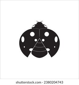 LADYBUG ICON VECTOR ILLUSTRATION SYMBOL DESIGN