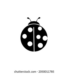 Ladybug icon vector set. Insect illustration sign collection. Bug symbol or logo.