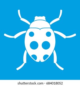 Ladybug icon white