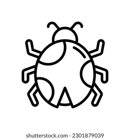 ladybug icon for your website design, logo, app, UI.