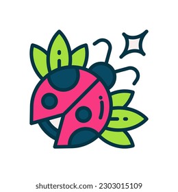 ladybug icon for your website, mobile, presentation, and logo design.
