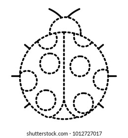 ladybug insect small icon animal