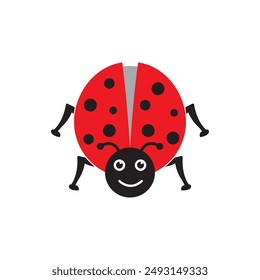 Ladybug. Insect ladybug, vector illustration design