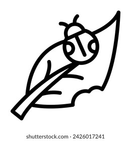ladybug line icon. Perfect for graphic design, mobile, UI, and web masterpieces