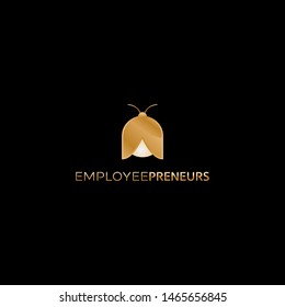 ladybug logo design vector icon illustration inspiration. Elegant looking and suitable for finance, technology company, etc