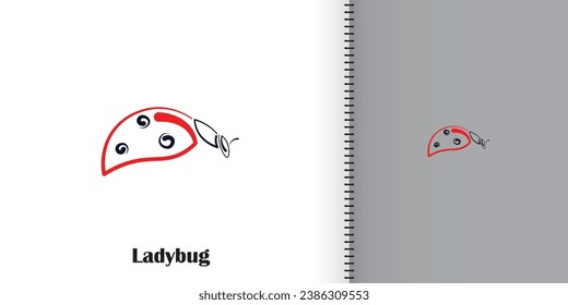 Ladybug logo with a simple design.