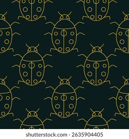 Ladybug Luxury trendy applicable design beautiful abstract vector illustration artwork.eps