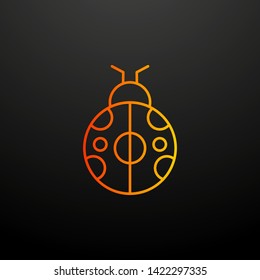 ladybug nolan icon. Elements of autumn set. Simple icon for websites, web design, mobile app, info graphics