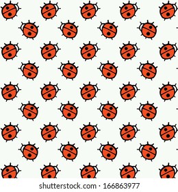 Ladybug pattern.