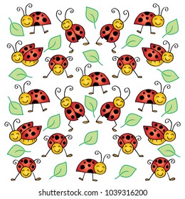 Ladybug pattern design
