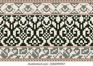
Ladybug pattern pixel Geometric ethnic pattern Fabric
