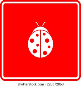 signo rojo de ladybug
