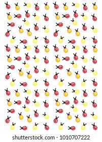 Ladybug red yellow
