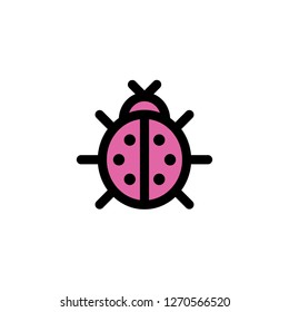 ladybug simple icon