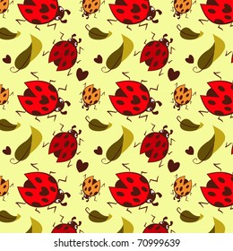 ladybug summer seamless