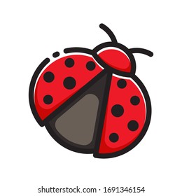 ladybug vector graphic for any business