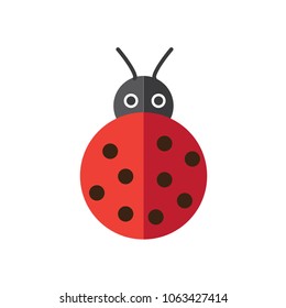 ladybug vector icon