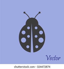 ladybug vector icon