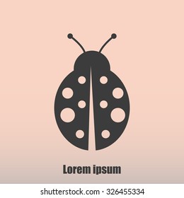 Ladybug Vector Icon