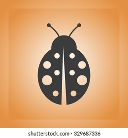 ladybug vector icon