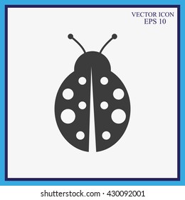 ladybug vector icon
