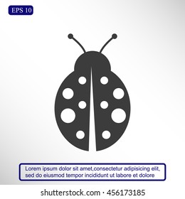 ladybug vector icon