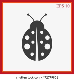 ladybug vector icon