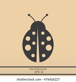 ladybug vector icon