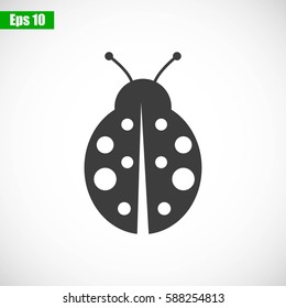 ladybug vector icon