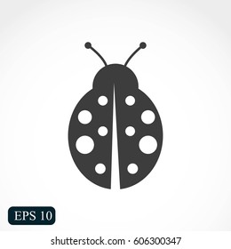 ladybug vector icon
