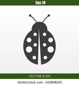 ladybug vector icon